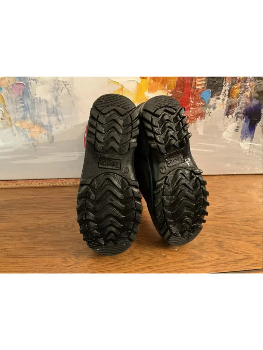 Itasca Polkadot Snow Boots Thick Liner Rubber Foot Very Warm Girls sz 2